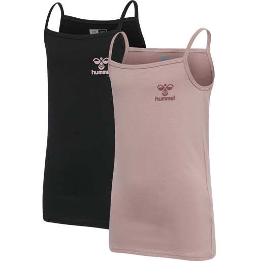 hmlCAROLINA STRAP TOP 2-PACK, WOODROSE hmlCAROLINA STRAP TOP 2-PACK, WOODROSE, packshot