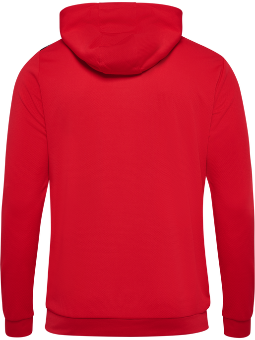 hmlAUTHENTIC PL ZIP HOODIE, TRUE RED hmlAUTHENTIC PL ZIP HOODIE, TRUE RED, packshot