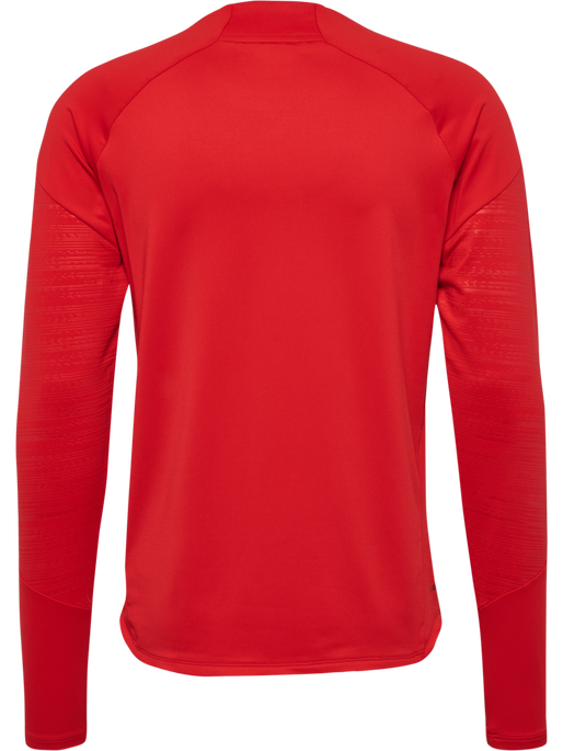 hmlPRO TRAINING CREW SWEAT, TRUE RED, packshot