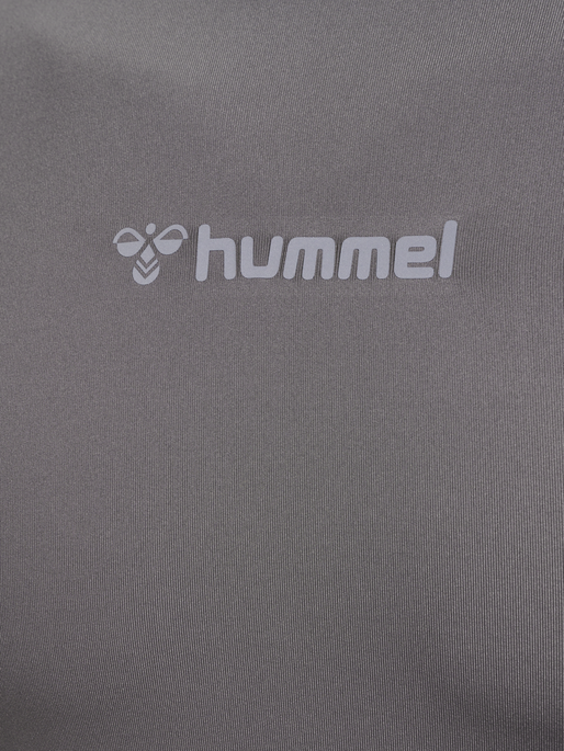 hmlBL PERFORMANCE TEE L/S, STEEL GRAY, packshot