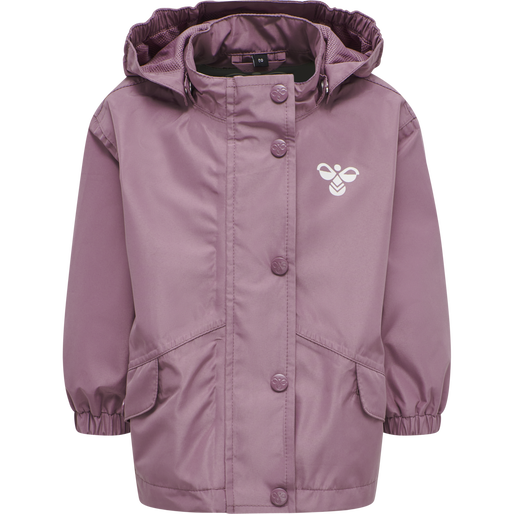 hmlREVA RAINSUIT MINI, DUSKY ORCHID, packshot