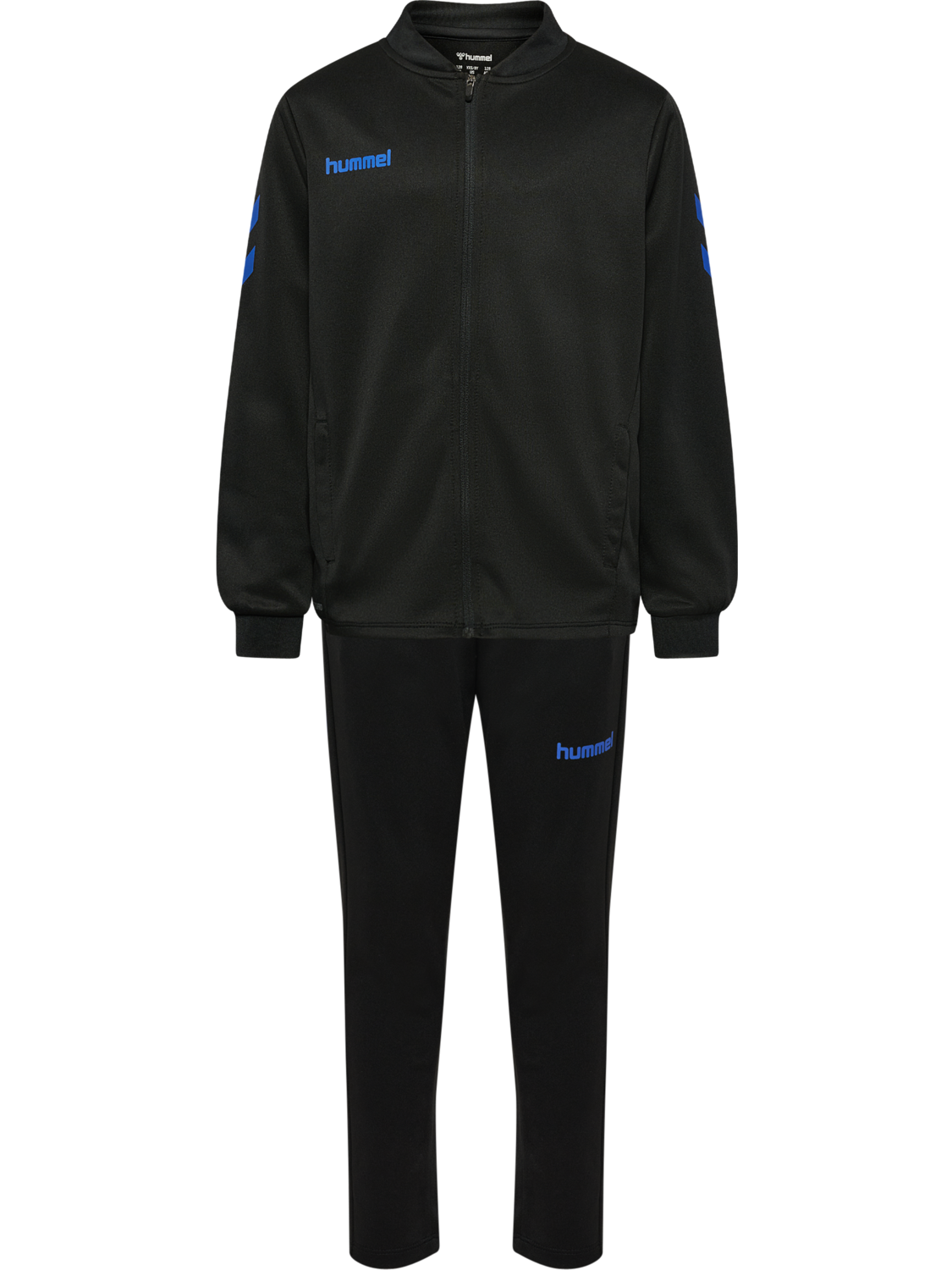 hmlBLAZE CLUB 26 TRACKSUIT KIDS, BLACK/BLUE, packshot