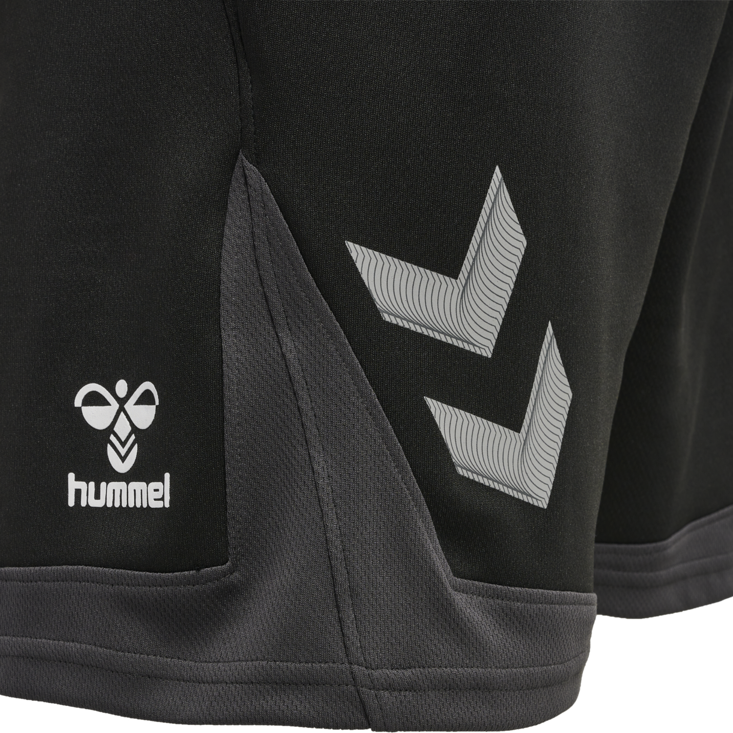 hmlLEAD POLY SHORTS, BLACK, packshot