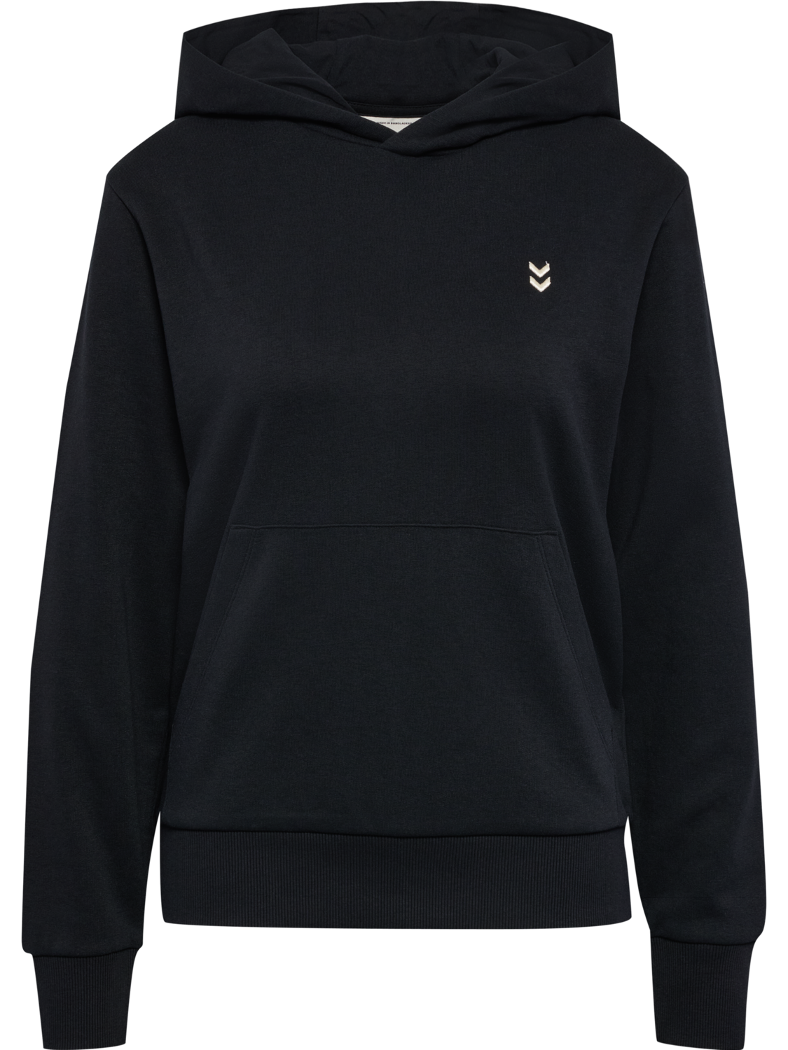 hmlPULSE W SWEAT HOODIE, BLACK, packshot