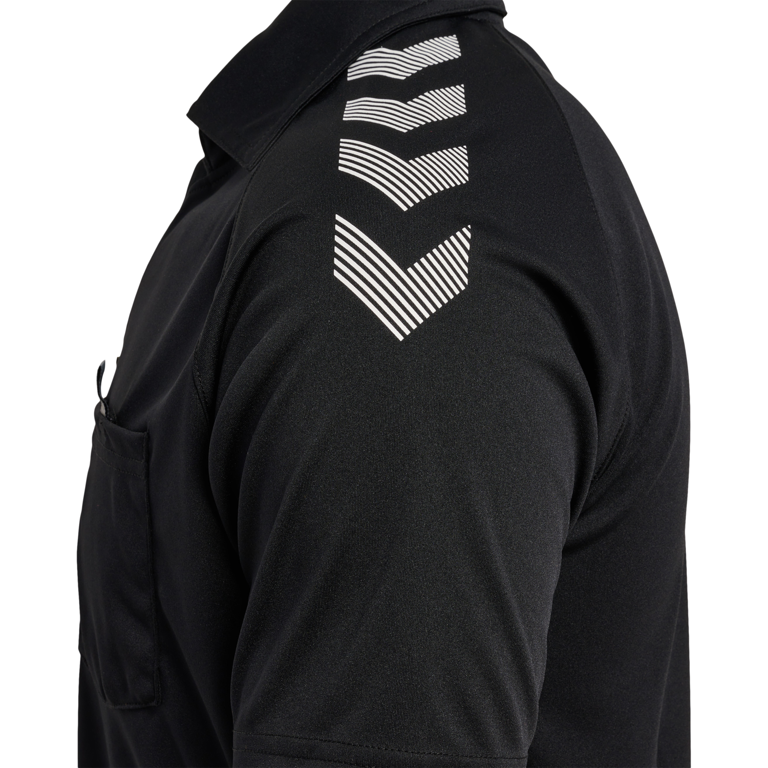 FFHB REFEREE JERSEY S/S, BLACK, packshot