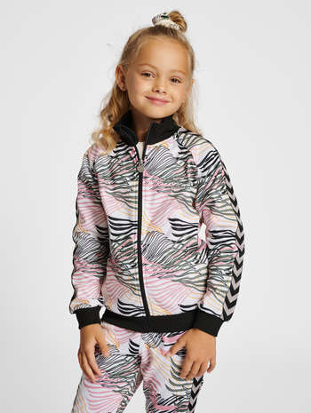 hmlALICIA ZIP JACKET, BLACK, model
