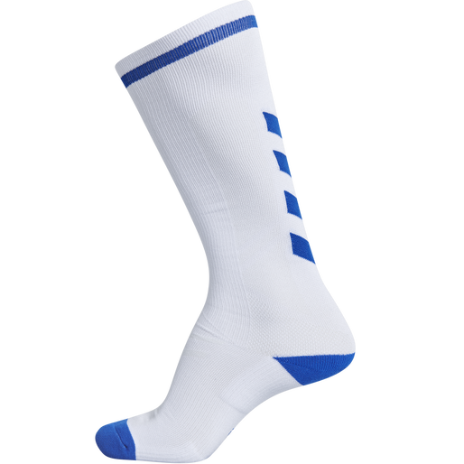 ELITE INDOOR SOCK HIGH, WHITE, packshot