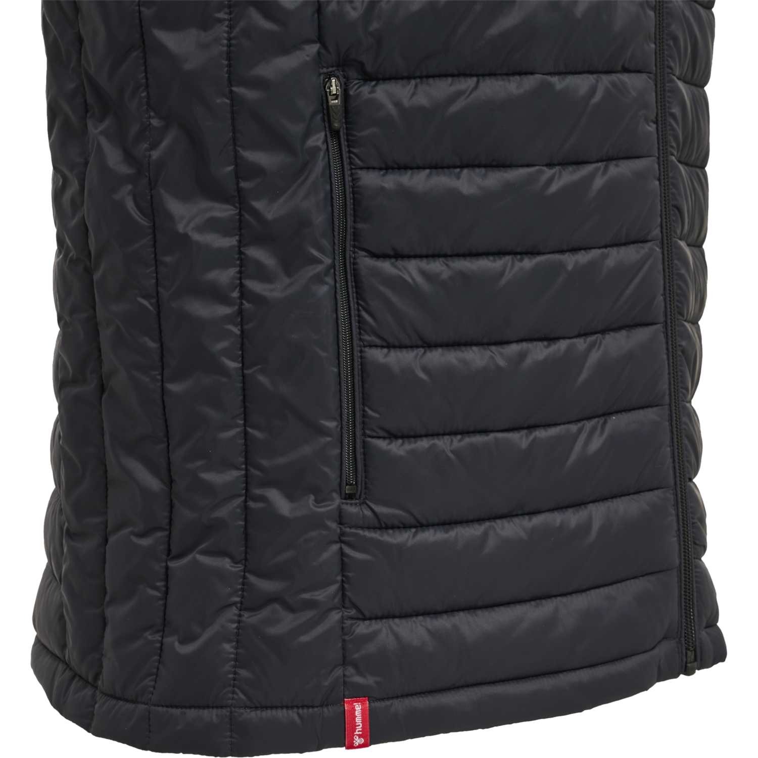 hmlRED QUILTED WAISTCOAT, BLACK, packshot