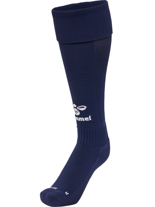 hmlESSENTIAL FOOTBALL SOCKS, MARINE/WHITE, packshot