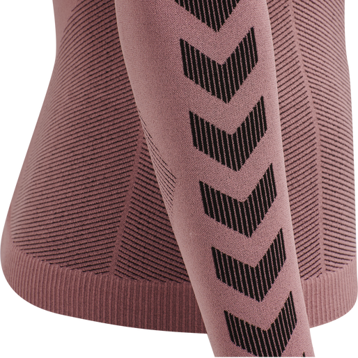 HUMMEL FIRST SEAMLESS JERSEY L/S W, DUSTY ROSE, packshot