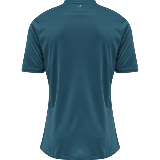 hmlCORE XK POLY JERSEY S/S, BLUE CORAL, packshot