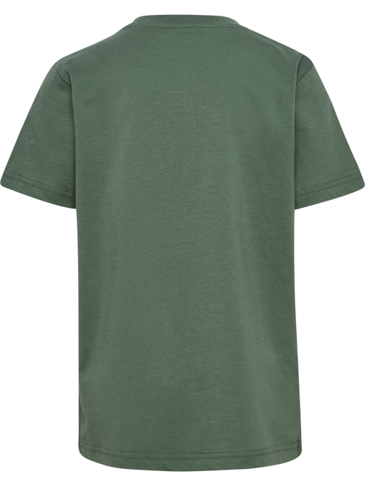 hmlPRINT T-SHIRT S/S, LAUREL WREATH/BLACK IRIS, packshot
