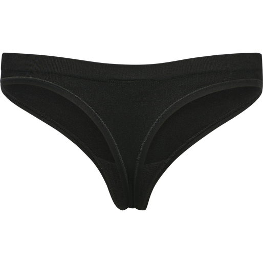 hmlJUNO 3 PACK SEAMLESS THONG, BLACK hmlJUNO 3 PACK SEAMLESS THONG, BLACK, packshot