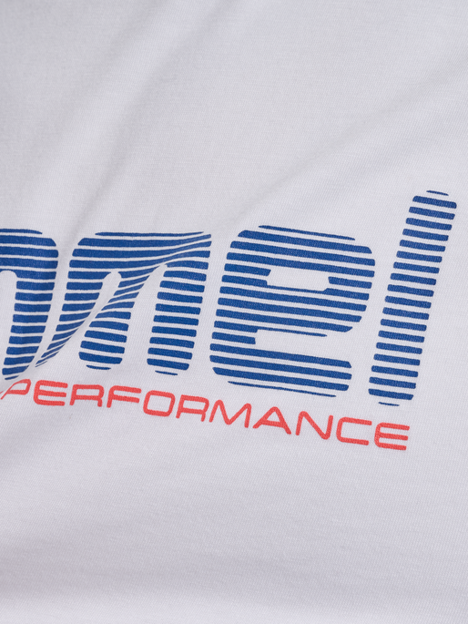 hmlPULSE GRAPHIC T-SHIRT S/S, WHITE, packshot
