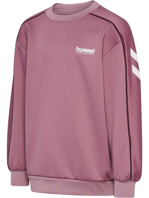 hmlJR INTERLOCK CREWNECK, WISTFUL MAUVE, packshot