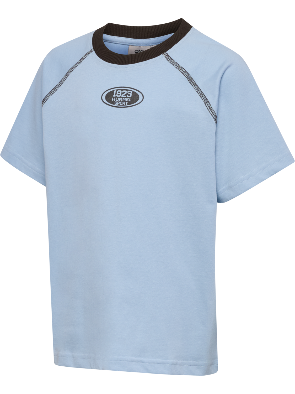 hmlTIMMI RAGLAN T-SHIRT S/S, CASHMERE BLUE, packshot