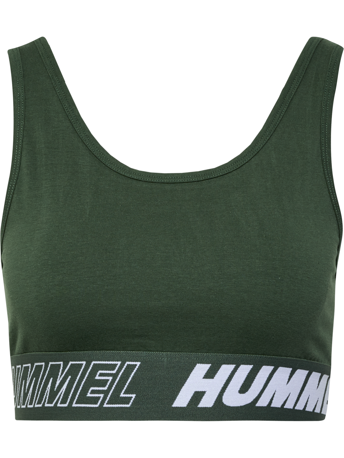 hmlTE MAJA 2-PACK COTTON SPORTS TOP, BLACK/CLIMBING IVY, packshot