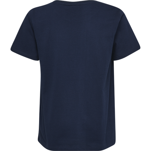 hmlTRES T-SHIRT S/S, BLACK IRIS hmlTRES T-SHIRT S/S, BLACK IRIS, packshot