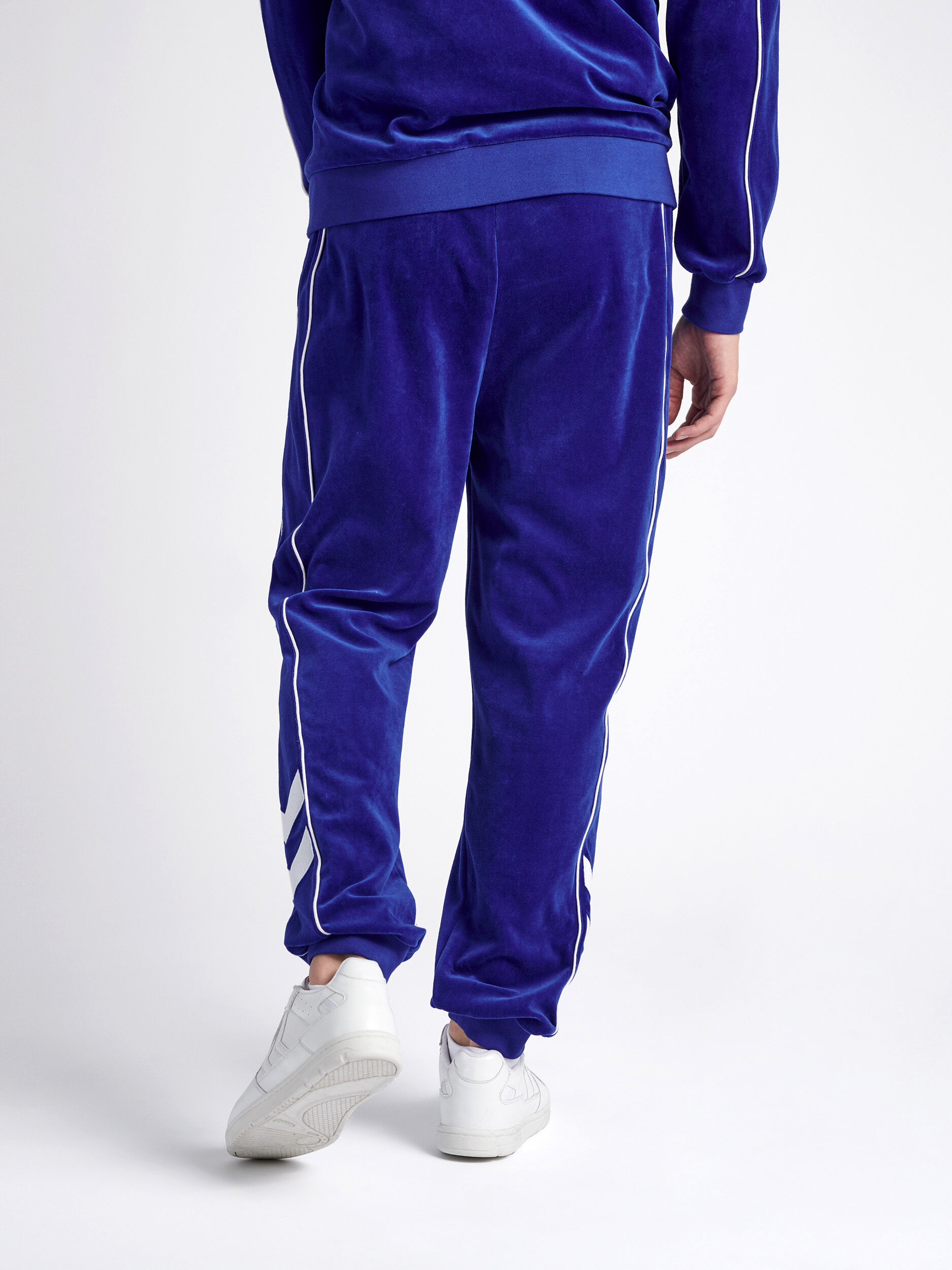 Adidas velour tracksuit mens blue 2025