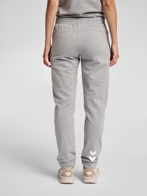 HMLGO COTTON PANTS WO, GREY MELANGE, model