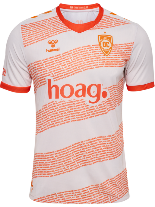 ORANGE COUNTY 25 AWAY JERSEY S/S, WHITE, packshot