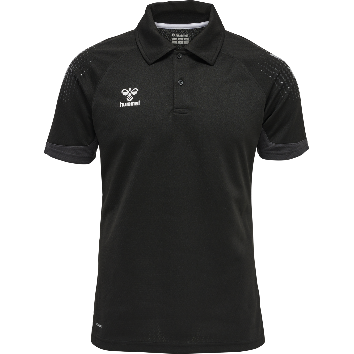 hmlLEAD FUNCTIONAL POLO, BLACK, packshot