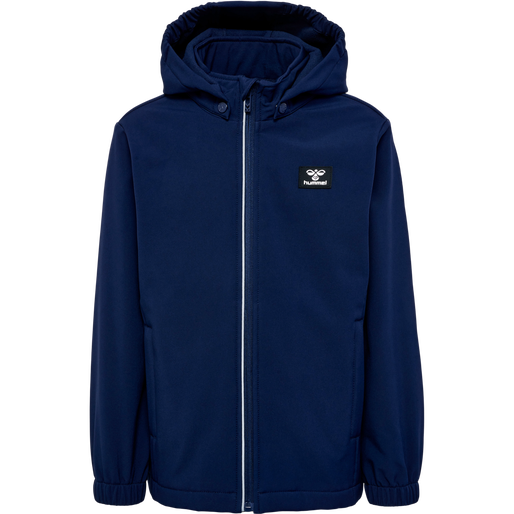 hmlMARS SOFTSHELL JACKET, BLACK IRIS hmlMARS SOFTSHELL JACKET, BLACK IRIS, packshot