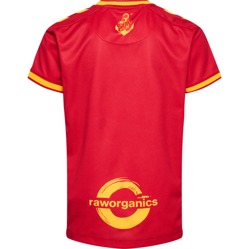 CSC 22/23 HOME JERSEY S/S KIDS, TRUE RED/SPORTS YELLOW W/SPONS CSC 22/23 HOME JERSEY S/S KIDS, TRUE RED/SPORTS YELLOW W/SPONS, packshot