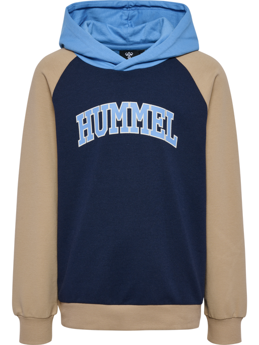 hmlESSEN HOODIE, BLACK IRIS, packshot