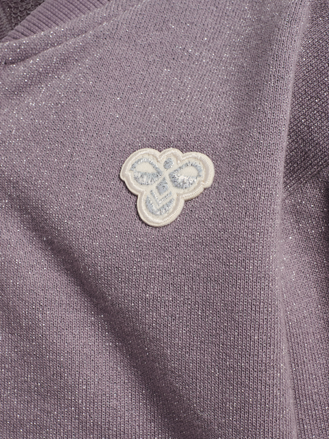 hmlMINI LOOSE GLI ZIP JACKET BEE, GRAY RIDGE, packshot