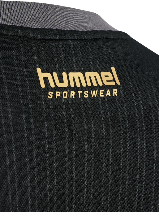 hmlLOOSE FB JERSEY L/S TOPSCORER, BLACK, packshot