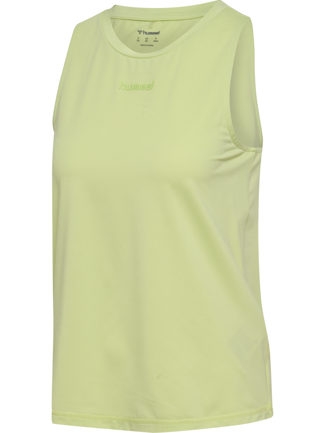 hmlVANJA TECH TOP, SHADOW LIME, packshot