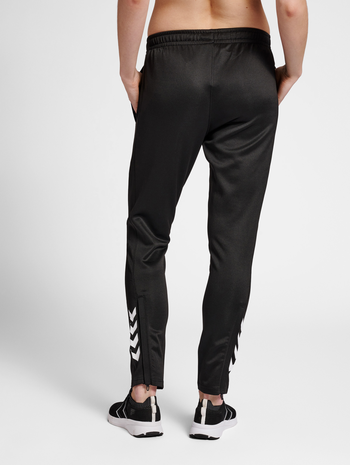 hmlCORE XK POLY PANTS WOMAN, BLACK, model