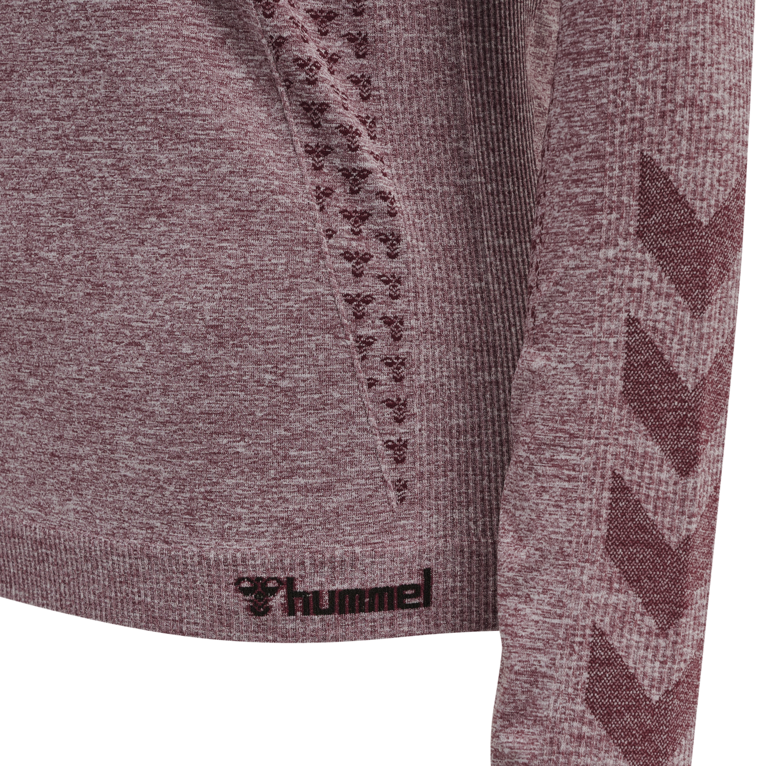 hmlCI SEAMLESS T-SHIRT L/S, NOCTURNE MELANGE, packshot