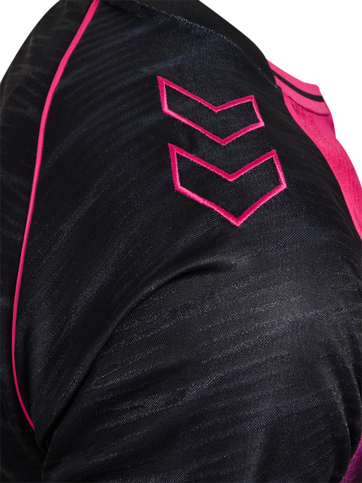 BIF 25/26 WOMEN AWAY JERSEY S/S, JET BLACK/BEETROOT, packshot