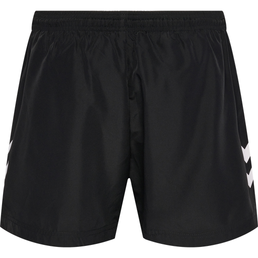 hmlAIKO SHORT BOARD SHORTS, BLACK, packshot