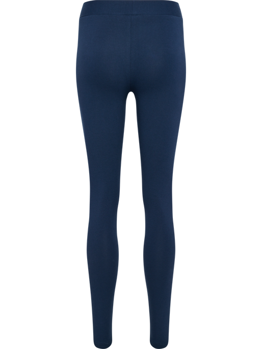 hmlELEMENTAL COTTON HW TIGHTS, DRESS BLUES hmlELEMENTAL COTTON HW TIGHTS, DRESS BLUES, packshot