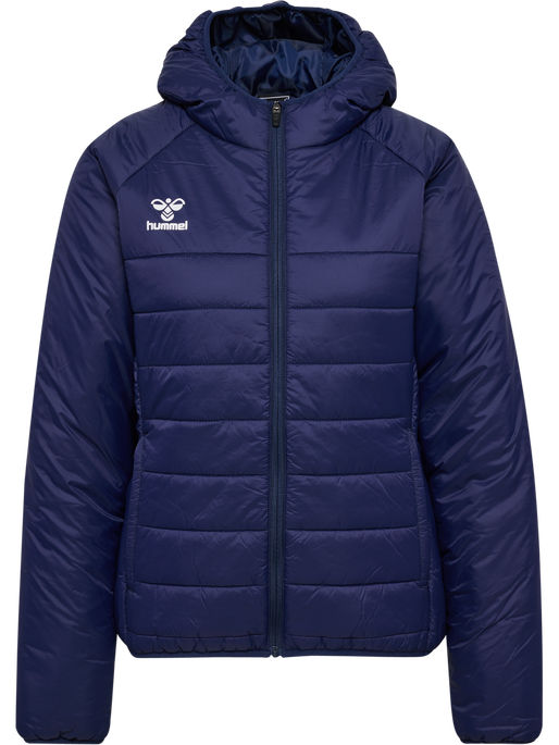 hmlGO QUILTED HOOD JACKET WOMAN, MARINE, packshot