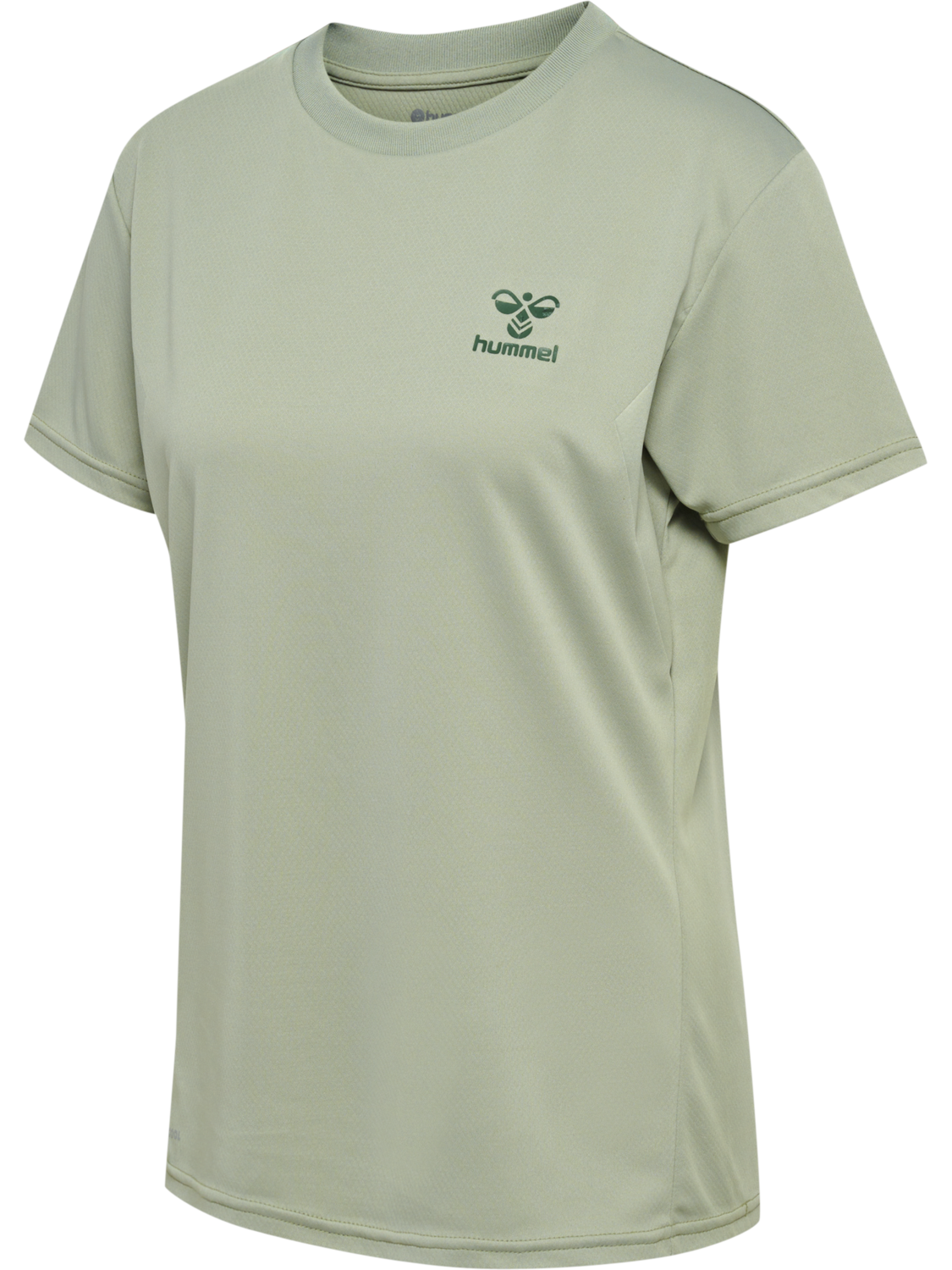 hmlACTIVE PL JERSEY S/S WOMAN, DESERT SAGE, packshot