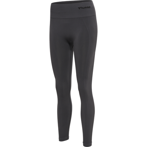 hmlTIF SEAMLESS HIGH WAIST TIGHTS, ASPHALT, packshot