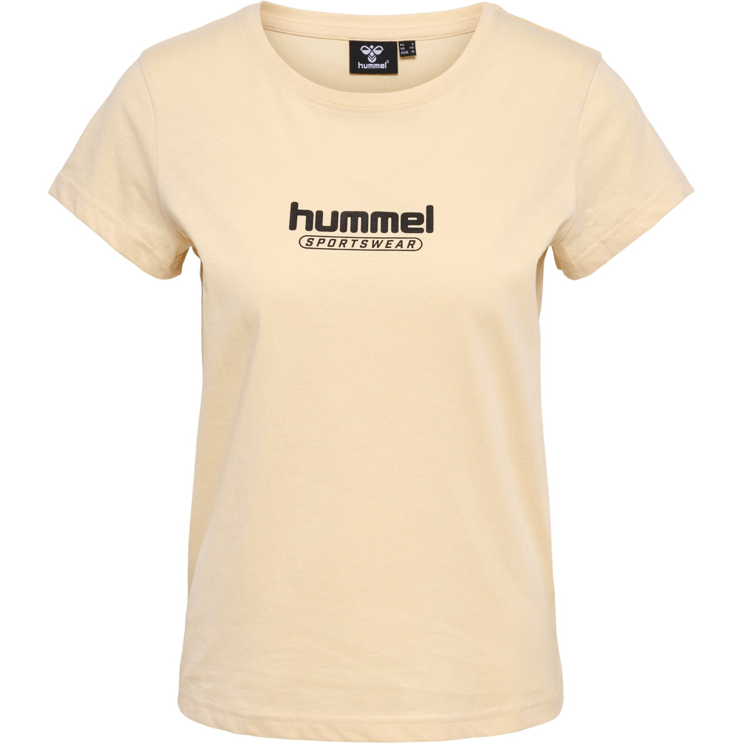 hmlBOOSTER WOMAN T-SHIRT, WOOD ASH, packshot