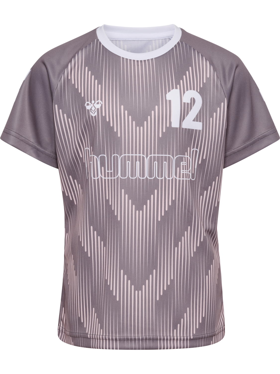 hmlJR REG SOCCER 12 T-SHIRT SS, GRAY RIDGE, packshot