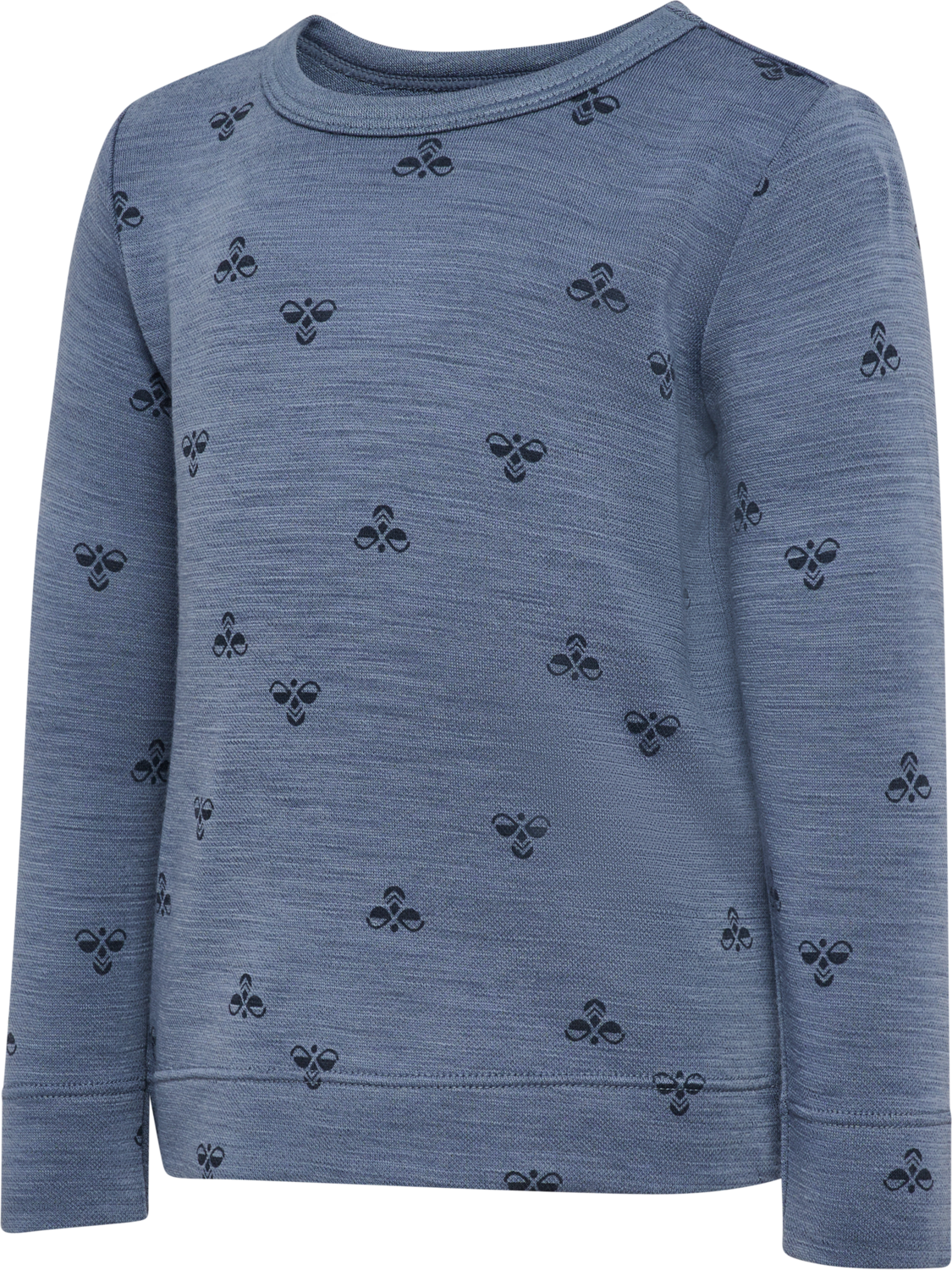 hmlMINI WOOL T-SHIRT L/S, FLINT STONE, packshot