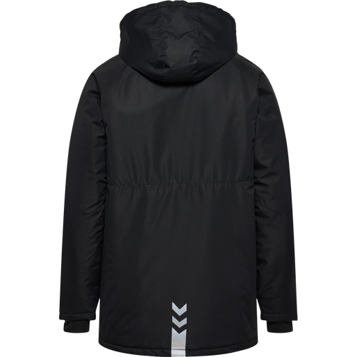 hmlLGC NICKY PUFF JACKET, BLACK, packshot