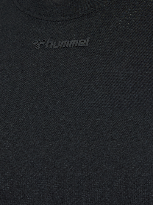 hmlMT VANJA BOXY SHORT T-SHIRT, BLACK, packshot