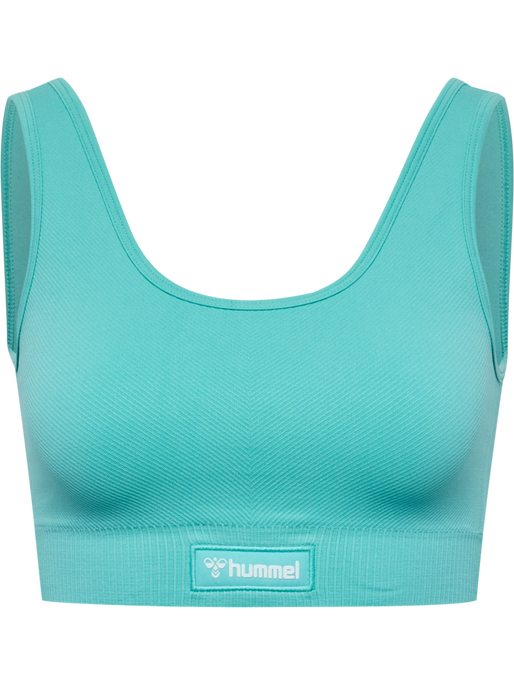 hmlALIVE SEAMLESS BRA, POOL BLUE, packshot