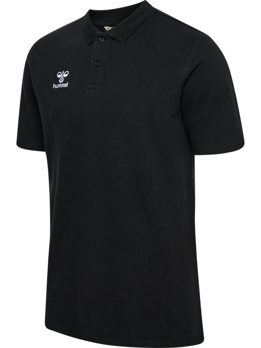hmlGO 2.0 POLO, BLACK hmlGO 2.0 POLO, BLACK, packshot