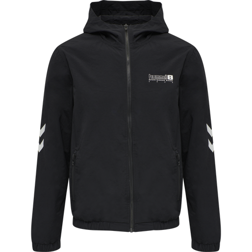 hmlLGC MUSA WOV ZIP JACKET, BLACK, packshot