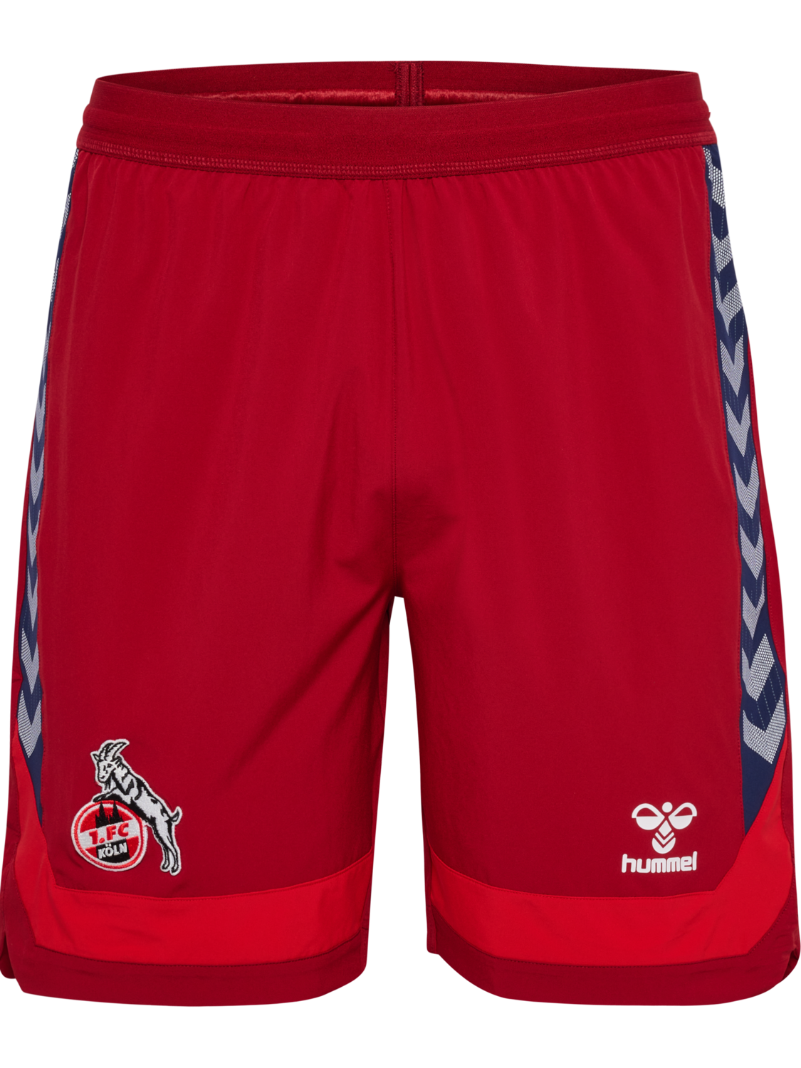 1FCK 23/24 TR PL SHORTS, RED DAHLIA, packshot