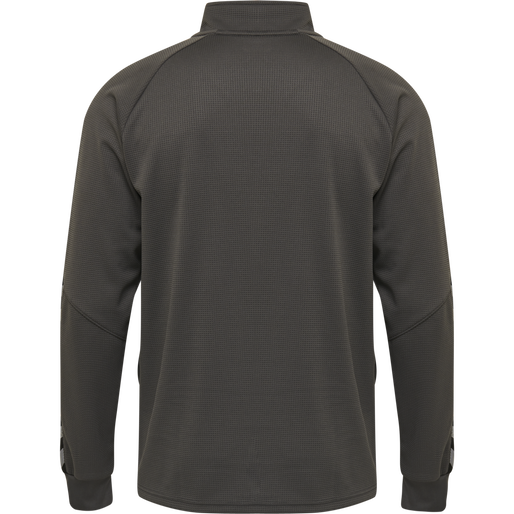 hmlAUTHENTIC POLY ZIP JACKET, ASPHALT, packshot